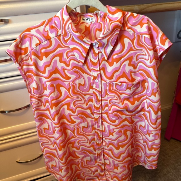 Why dress brand pants set L short sleeve top - Picture 1 of 3